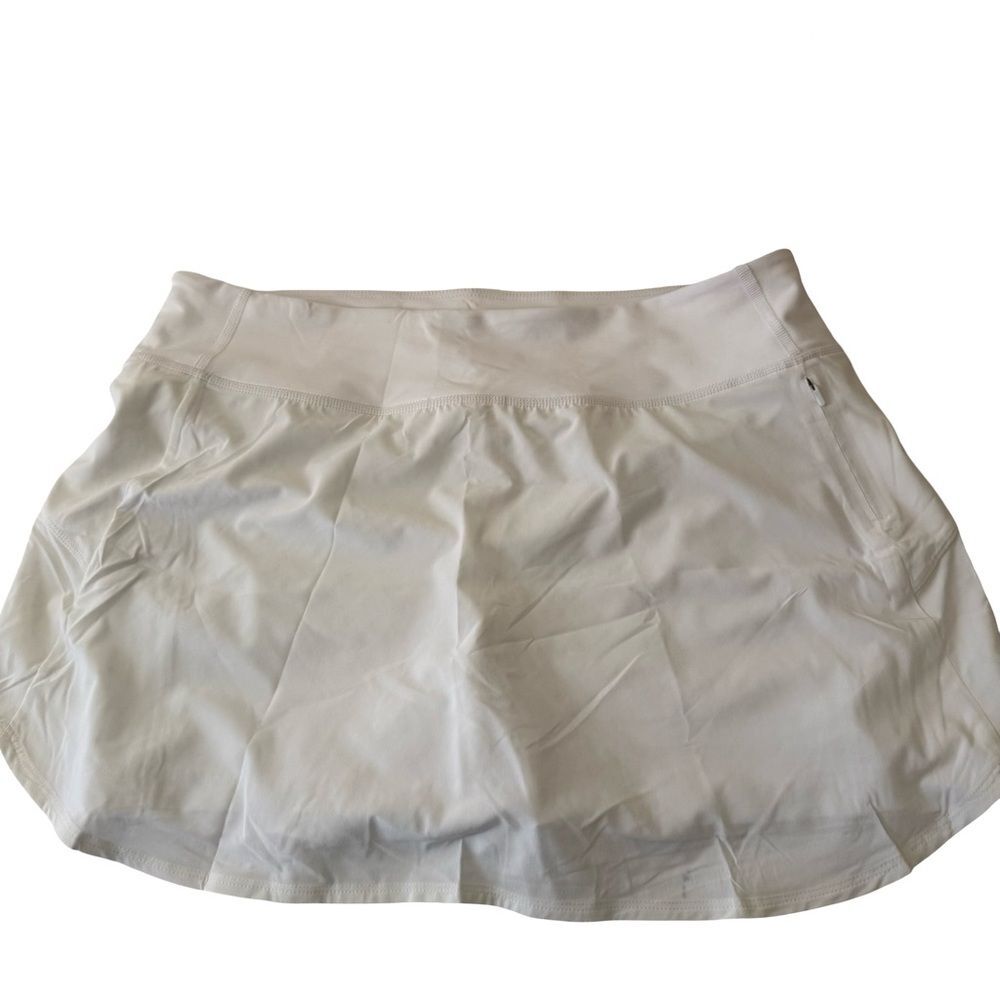 Outdoor Voices Size XXL White Zip Pocket Hudson 4" Tennis Cheer Skort New